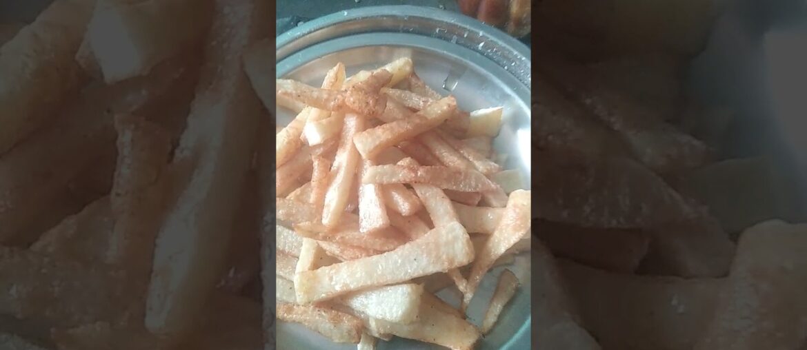 crispy french fries# bacchon ke favourite snacks#shortvideo#trendingvideo