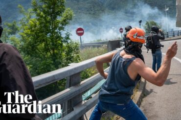 Grenades in the French Alps: Protesters clash with police over world's longest tunnel