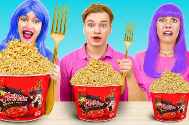 BIG VS MEDIUM VS SMALL PLATE CHALLENGE || Funny Giant VS Tiny FOOD by 123 GO! CHALLENGE