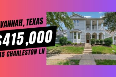 Savannah Texas Home For Sale | 1245 Charleston | Wacasey Group