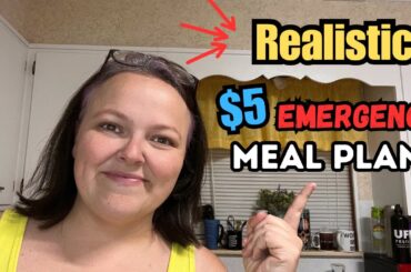 **Realistic** $5 Emergency Meal Plan To Get Through A Temporary Situation