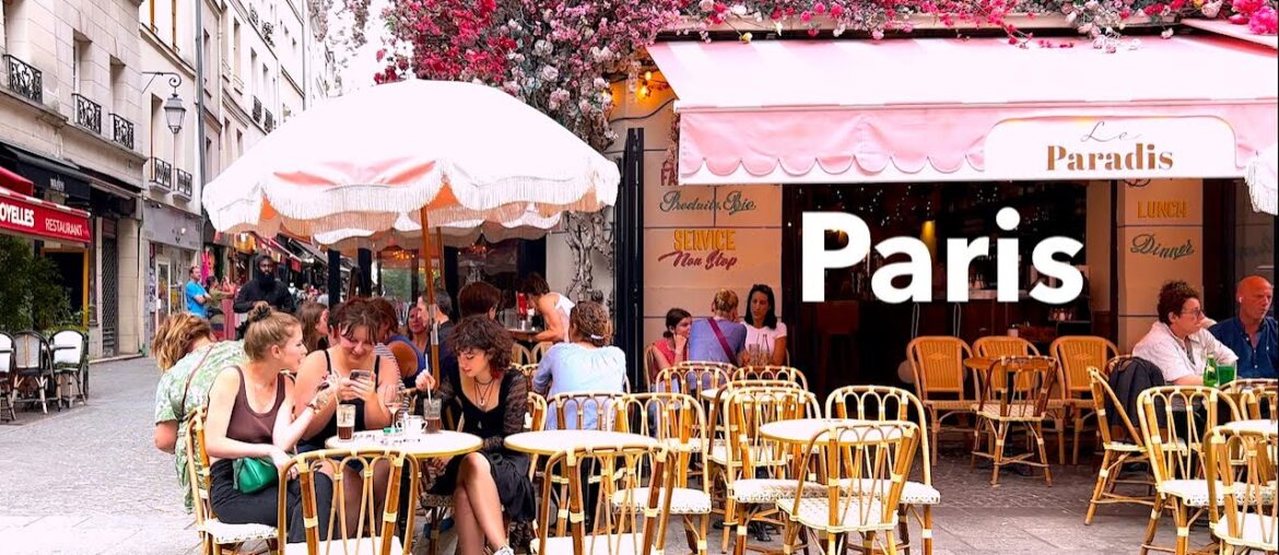 Paris France - HDR walking in Paris - Summer 2023 - 4K HDR 60 fps