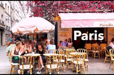 Paris France - HDR walking in Paris - Summer 2023 - 4K HDR 60 fps