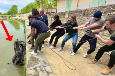 Sensational Magnet Fishing Find from Dirty Old canal in France!