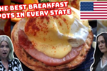 BRITISH FAMILY REACTS | The Best Breakfast Spots In Every State!