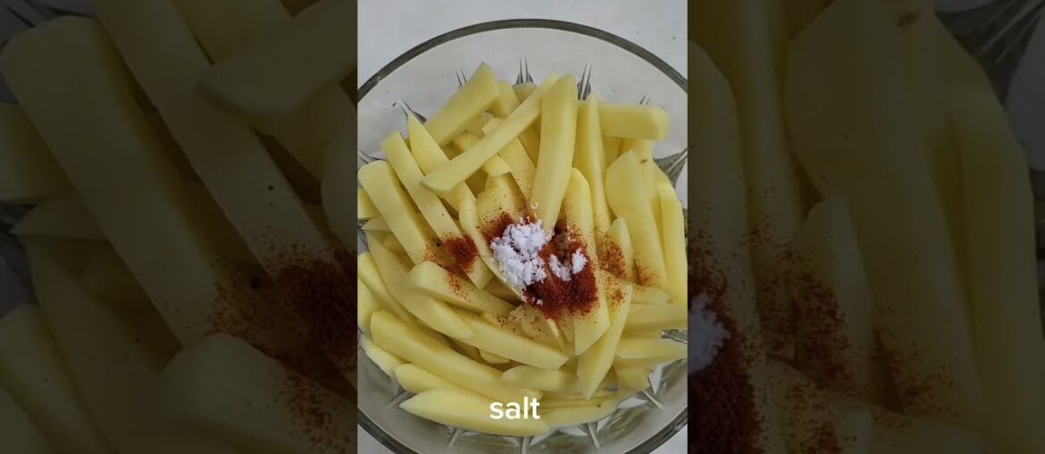 Crispy French fries at home! potato recipe!very yummy frech fries