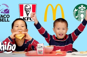 Kids Try TikTok Secret Menu Food Hacks | HiHo Kids