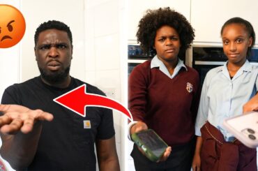 THE GIRLS GOT BANNED FROM THEIR PHONES!