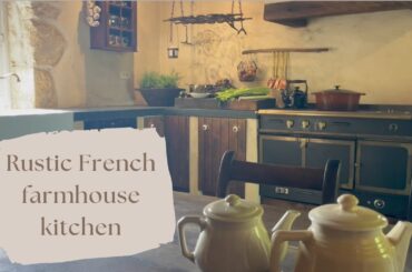 A rustic french farmhouse kitchen in Dordogne, France