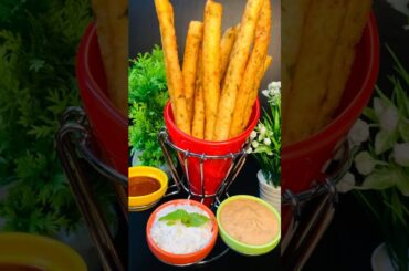 Crispy long fries with different style perfect recipe by @TastyPlanet386 #food #shorts #fries
