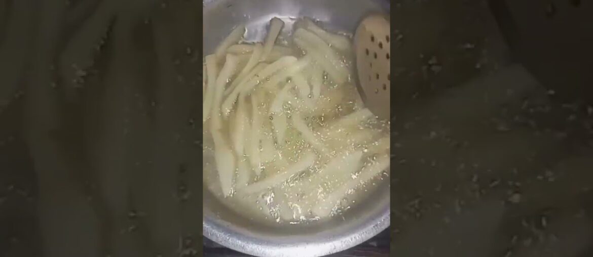 Crispy French fries recipe #youtubeshort #recipe