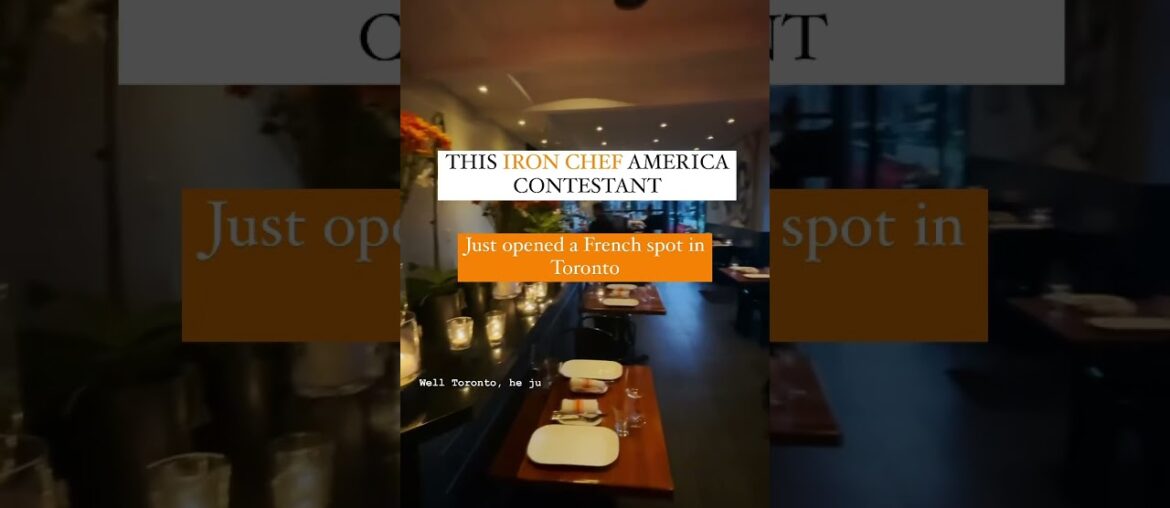 La Nectarine is a French restaurant Toronto by an Iron Chef contestant