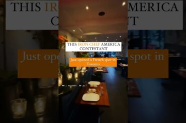 La Nectarine is a French restaurant Toronto by an Iron Chef contestant