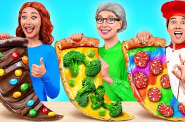 Me vs Grandma Cooking Challenge | Funny Food Situations by Multi DO Challenge