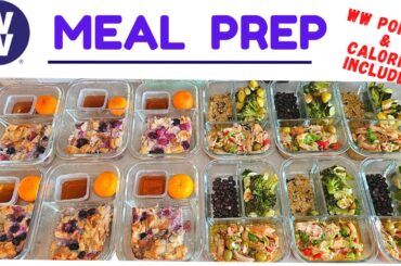 MEAL PREP | FRENCH TOAST CASSEROLE | MEDITERRANEAN CHICKEN | WEIGHT WATCHERS POINTS & CALORIES