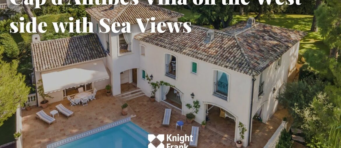 Cap d'Antibes Villa on the West side with Sea Views - Knight Frank French Riviera