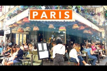 Long walking tour in Paris France - HDR  walking in Paris - 4K HDR 60 fps