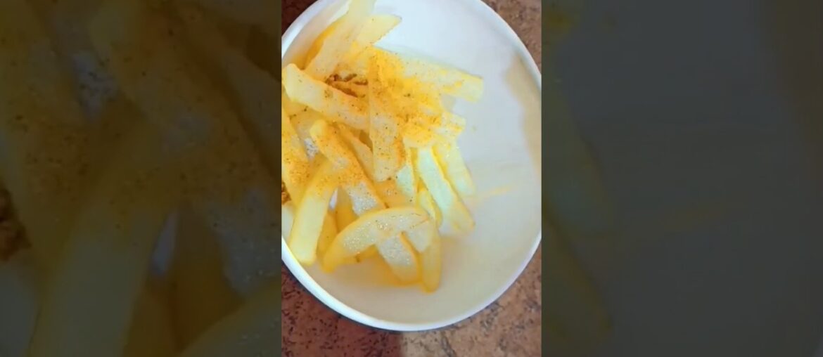 Masala french fries recipe|Crispy crunchy french fries Recipe#shorts #trendingshorts #frechfries
