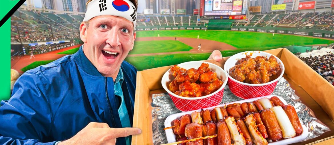 Why Korean Stadium Food DESTROYS American Stadium Food!! You’re Being Robbed!!