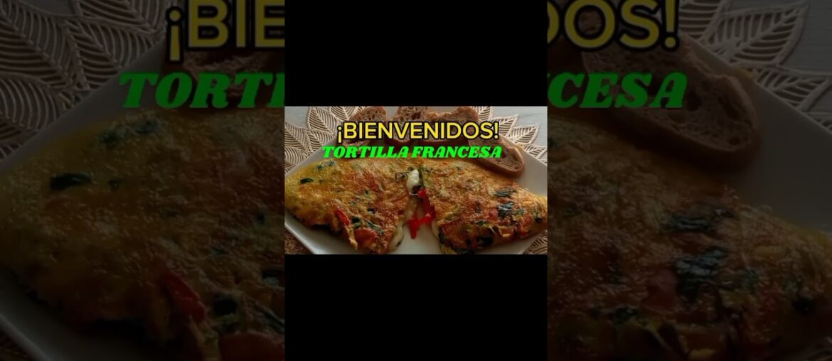 Exquisita tortilla francesa muy saludable