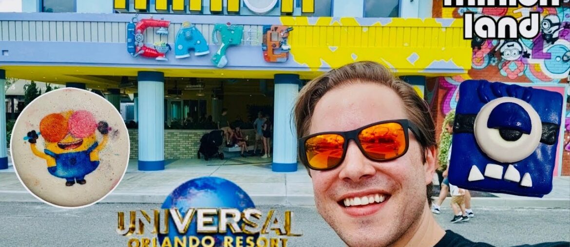 Minion Land Food Crawl at Universal Studios Orlando | Minion Cafe, Pop-a-nana & More! 2023