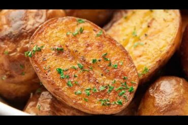 Crispy and Delicious Cheese Potato Recipe : healthy breakfast without oil : Roasted Potatoe Recipe
