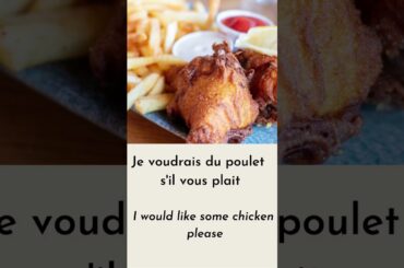 Learn how to order in a French restaurant with some easy French vocabulary #shorts #learnfrench