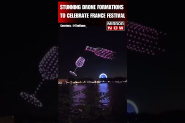 Watch | Mesmerizing Aerial Formations To Mark Wine Festival In France  #shorts