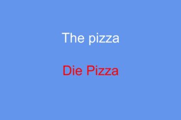 Discover German through Pizza: The Gourmet Language Journey