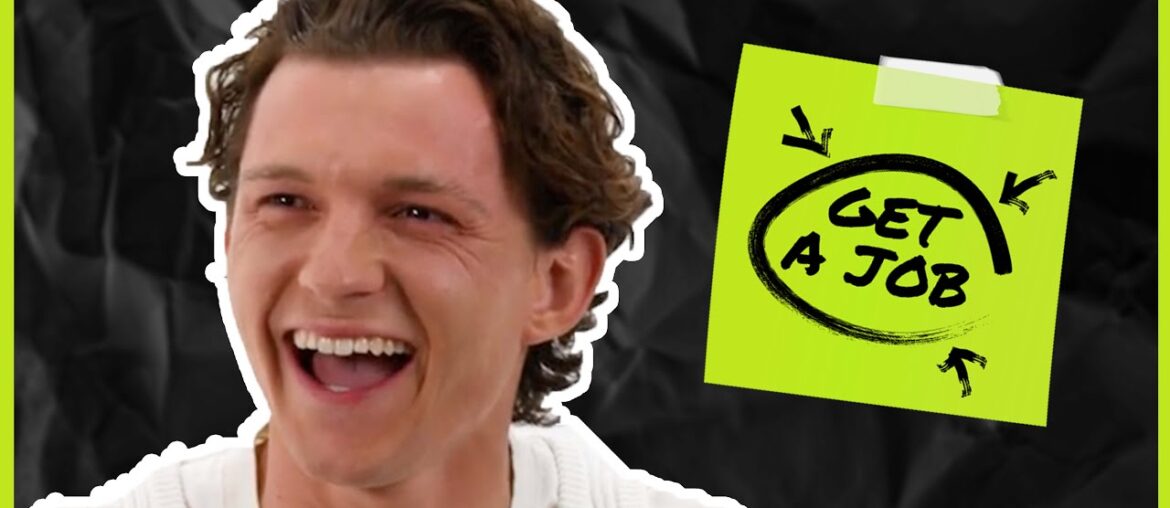 Tom Holland Gives Honest Feedback on Tottenham & American Food | Get A Job Tom Holland Gives Honest Feedback on Tottenham & American Food | Get A Job