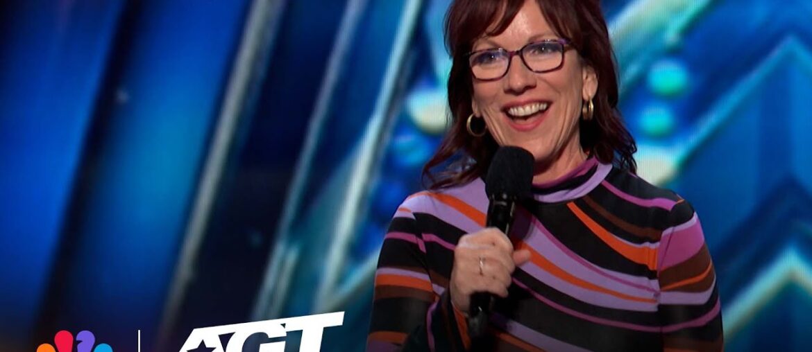 Maureen Langan has the judges in STITCHES! | Auditions | AGT 2023 Maureen Langan has the judges in STITCHES! | Auditions | AGT 2023