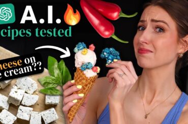 Are These WEIRD ICE CREAM RECIPES from A.I/ChatGPT Worth Trying or a WASTE OF TIME??
