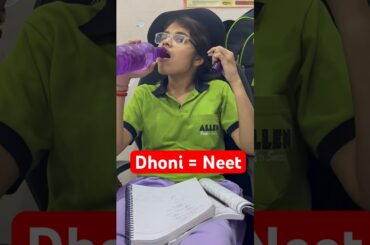 Dhoni = Neet motivation video || neet kota Coching classes || kota Allen student #allenkota #neet