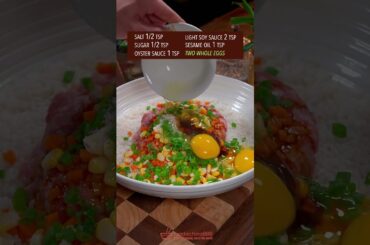 EASY GLUTINOUS RICE MEATBALLS RECIPE #recipe #meatballs #cooking #chinesefood #stickyrice