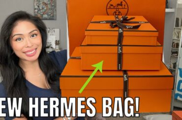 I GOT THE CALL! UNBOXING A NEW HARD TO FIND HERMES BAG FROM MY WISHLIST! TRIPLE HERMES UNBOXING HAUL