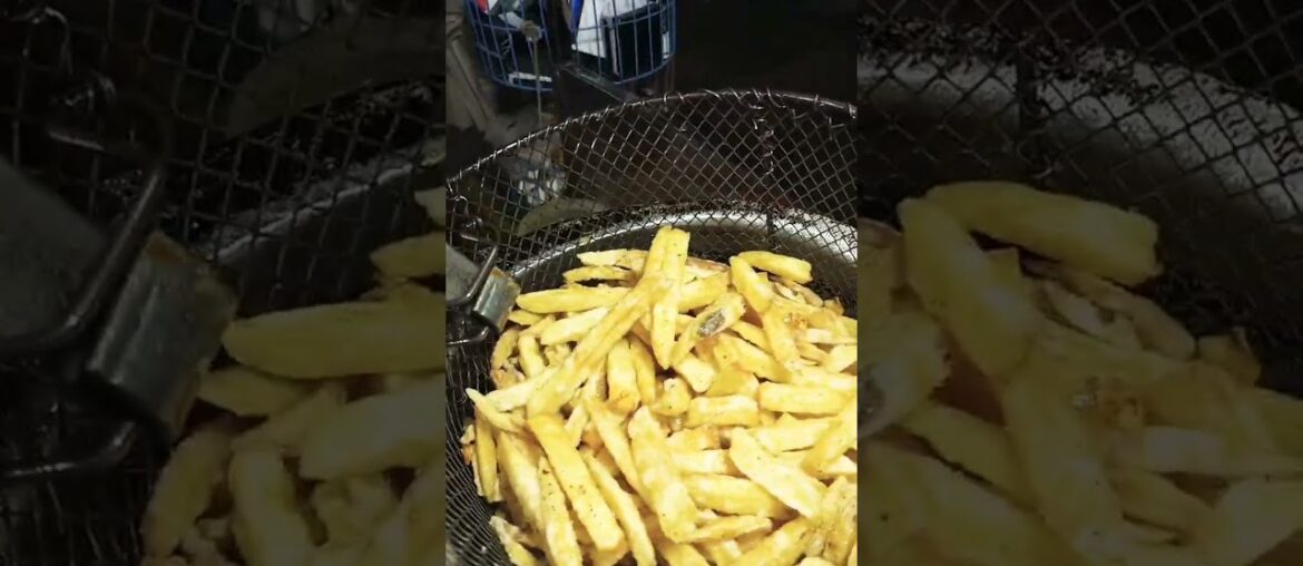 French Fries street food style #viral
