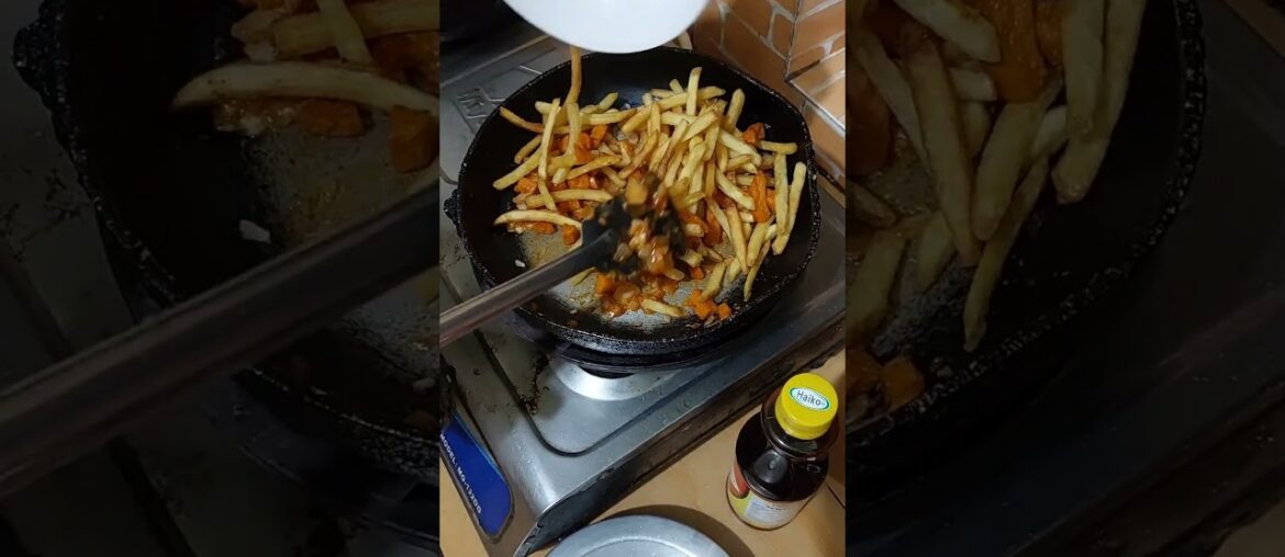 Garlic Cheese French fries  #food #Foodie #easyrecipe #easyrecipeforbeginners #latenight #cheese