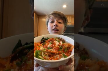 Bibimbap! #shorts #fyp #viral #food #cooking #chef #recipe #rice #beef #trending