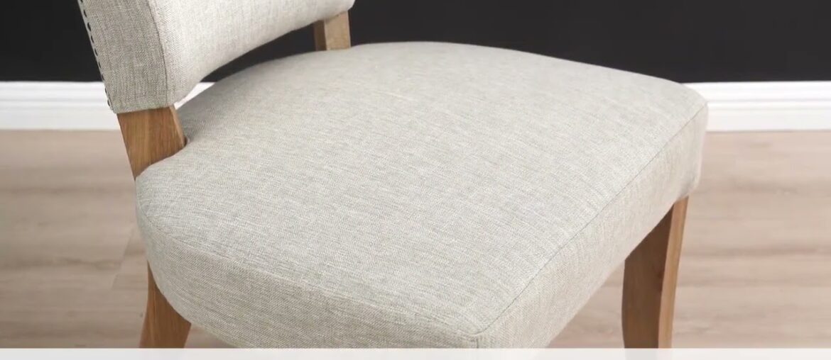 Austin Fabric Dining or Side Chair in Rice