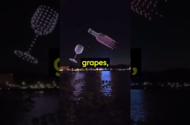 You Won't Believe This Bordeaux Wine Festival Drone Show!
