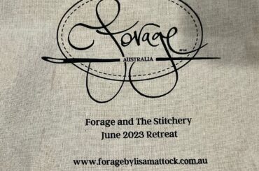 Back from my Retreat #nickifranklin #foragebylisamattock #mainlysewing #slowstitch