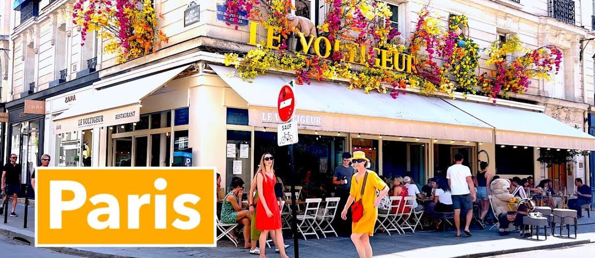 Paris France - HDR walking in Paris- Summer 2023 - Le Marais - 4K HDR 60 fps