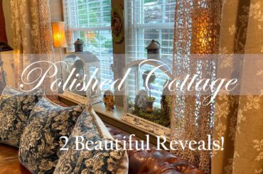 ~ FRENCH COUNTRY'S RICHNESS ~ DESIGNER DRAPES & VINTAGE INSPIRED DECOR ~ RESTORED ARCHWAY