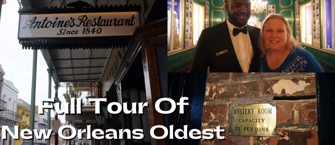 FULL TOUR of New Orleans' OLDEST Restaurant! We UNCOVER all the SECRETS of Antoine's Restaurant!!