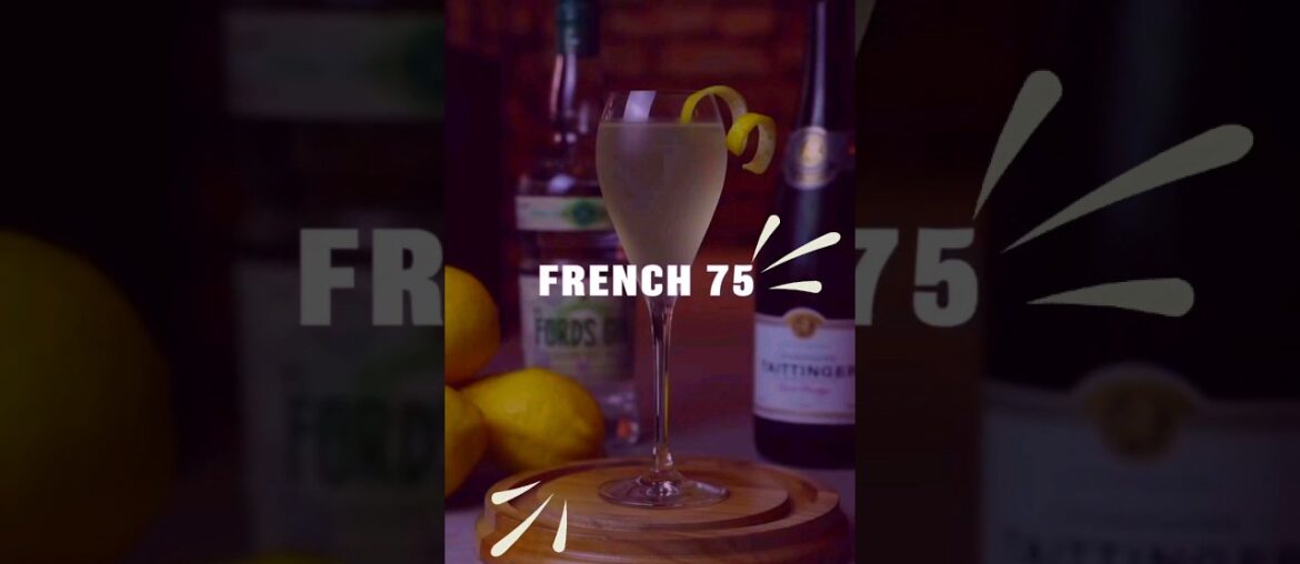 French 75 | Cocktails | #french75 #french #wine #cocktail #cocktails #lime #lemon #bar #bartender