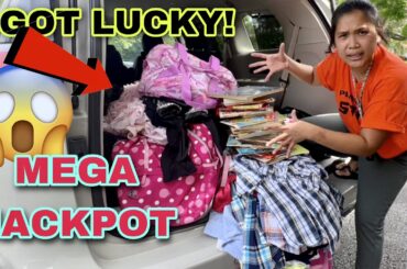 Dumpster diving Mega jackpot Haul ngayong buwan Grabi Puno ang kotse nakuha sa basurahan