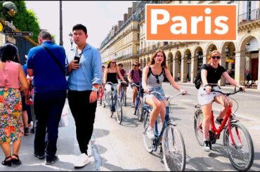 Paris France - HDR walking in Paris - Summer in Paris 2023. - 4K HDR 60 fps