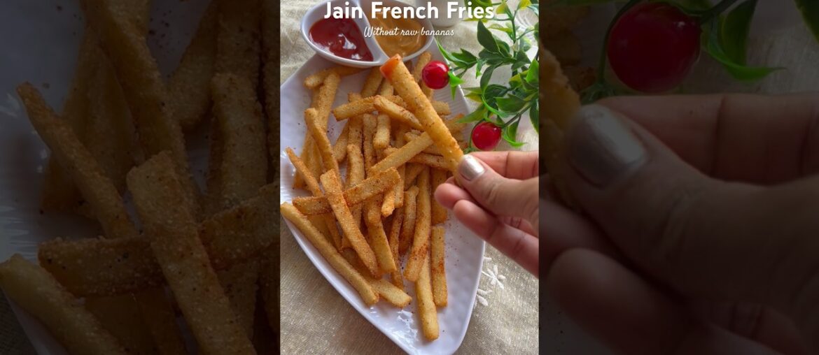 Jain French Fries #frenchfries #yummy #tasty #viral #paryushanrecipe #homemade #jainrecipe  #viral