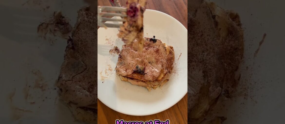 HIGH PROTEIN BLUEBERRY FRENCH TOAST RECIPE