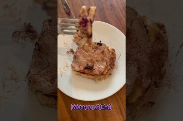 HIGH PROTEIN BLUEBERRY FRENCH TOAST RECIPE